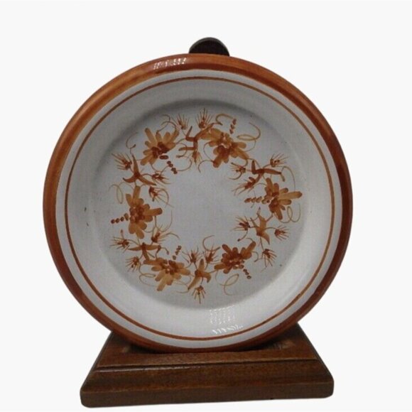 Artemisia Forli Ceramic Plate Floral Bread Olive Oil Vintage Artisan Italy - Picture 2 of 7
